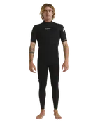 2/2 Prologue Short Sleeve Back Zip Wetsuit - Black