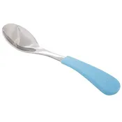 Avanchy Stainless Steel Baby Feeding Spoons (2 Pack) - Blue