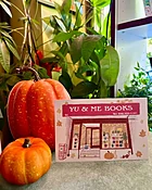 Fall Into a Good Book, Yu & Me Post Card (Limited Run!)