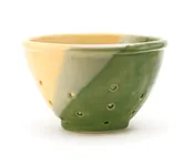 Berry Bowl - Sea Green and Yellow
