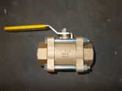 1 1/2" FPT Bronze Full Port Ball Valve