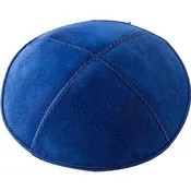 A38 - DARK ROYAL SUEDE KIPPAH