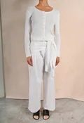 Ana Maria Pants in White