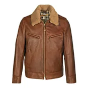 596 Antique Waxy Cowhide Leather Jacket
