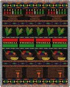 Afghan – Kwanzaa – Allow an extra 14 days – Each afghan is individually woven.