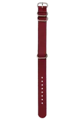 20mm Nylon #TIDE One Piece Band - Red / Black