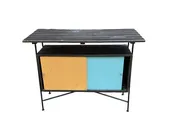 1950s Mid Century Arthur Umanoff Cocktail Dry Bar or Sideboard for Raymor