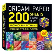200 Sheets Alcohol Ink Patterns Origami Paper
