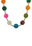 20mm Round Bead & CCB Necklace - Multi