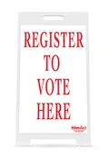 14" x 22" Register to Vote Here Sign