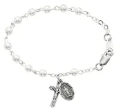 4mm Glass Pearl baby Bracelet