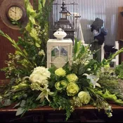 Ivory Lantern Bouquet