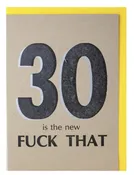 30 is the New...Card — Mitrebox Framing Studio