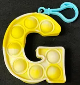 A-K TIE DYE ALPHABET TOY KEYCHAINS (OTHER LETTERS ARE L-V AND W-Z ON WEBSITE)