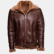 B3 RAF Aviator Flying Pilot Men’s Brown Jacket
