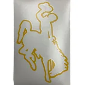 12" OUTLINE OF BUCKING HORSE