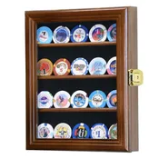 16 Poker Chip Display Cabinet