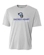 A4 Sacred Heart Men's SS Training Jersey - Silver