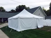 20′ x 20′ Rope and Pole Tent | Elite | 400 sq. ft.