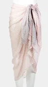 Light weight geometric print scarf *available pink or grey