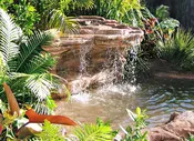 Flat Rock Falls-Decorative Pond Waterfall Rock Kits