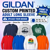Custom Printed – Gildan Long Sleeve (Adult)