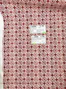012326-F-AG Red square pattern; Cotton; 56"; by the yd — FabMo