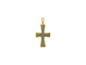 GURHAN Antiquities One-of-a-Kind 24K Gold Ancient Bronze Cross Cross Pendant
