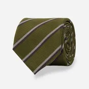 Ainsley Stripe Olive Tie