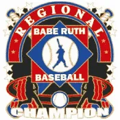 Babe Ruth Baseball Regional Champion Enamel Pin