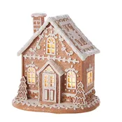 12” LIGHTED GINGERBREAD HOUSE