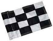 Checkered Flag Black & White Large