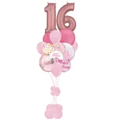 16th Birthday Rose Gold Age Designer's Choice Bouquet