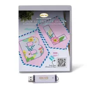 Babylock Design Suite, Floral Alphabet Embroidery Design Collection.