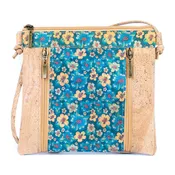 019 Floral Cork Shoulder Bag
