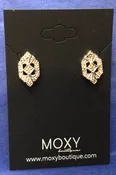 10k Gold and Diamond Stud and Earrings