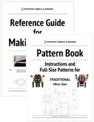 BUNDLE: Mens Traditional Outfit Pattern Book + Reference Guide for Making Regalia