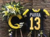 2 PC CUSTOM RAMS FUNERAL SPRAYS
