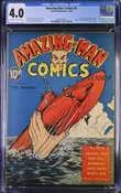 Amazing-Man Comics #6 CGC VG 4.0 Cream To Off White