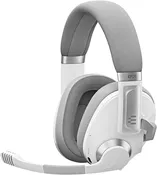 EPOS Gaming H3Pro Hybrid Gaming Headset – PC Headphones with Microphone – Noise-Cancellation, Adjustable, Smart Button Audio Mixing, Bluetooth, Gaming Suite, Surround Sound – (Ghost White)