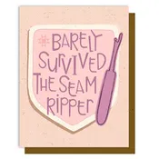 Barely Survived Greeting Card
