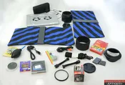 Lot of Canon Camera Opteka .5x Wide Angle Blazzeo Speedlite Trigger Filter Hood