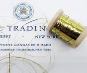 Antique French Gold Metallic Fine Flat Gold 5G