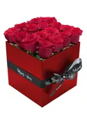 Large Red Rose Flower Box | Customizable