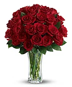 Love and Devotion - Long Stemmed Red Roses