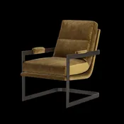 GOLD ACCENT CHAIR