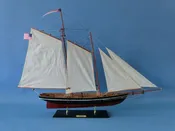 Wooden America Model Sailboat Decoration 35