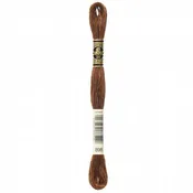 DMC 6 Strand Floss | 898 Very Dark Coffee Brown