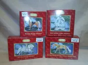 4 PIECEs  OF BREYER CHRISTMAS  ORNAMENTS - 1999 THROUGH 2011