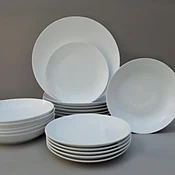 Bianco 18 Piece Dinnerware Set